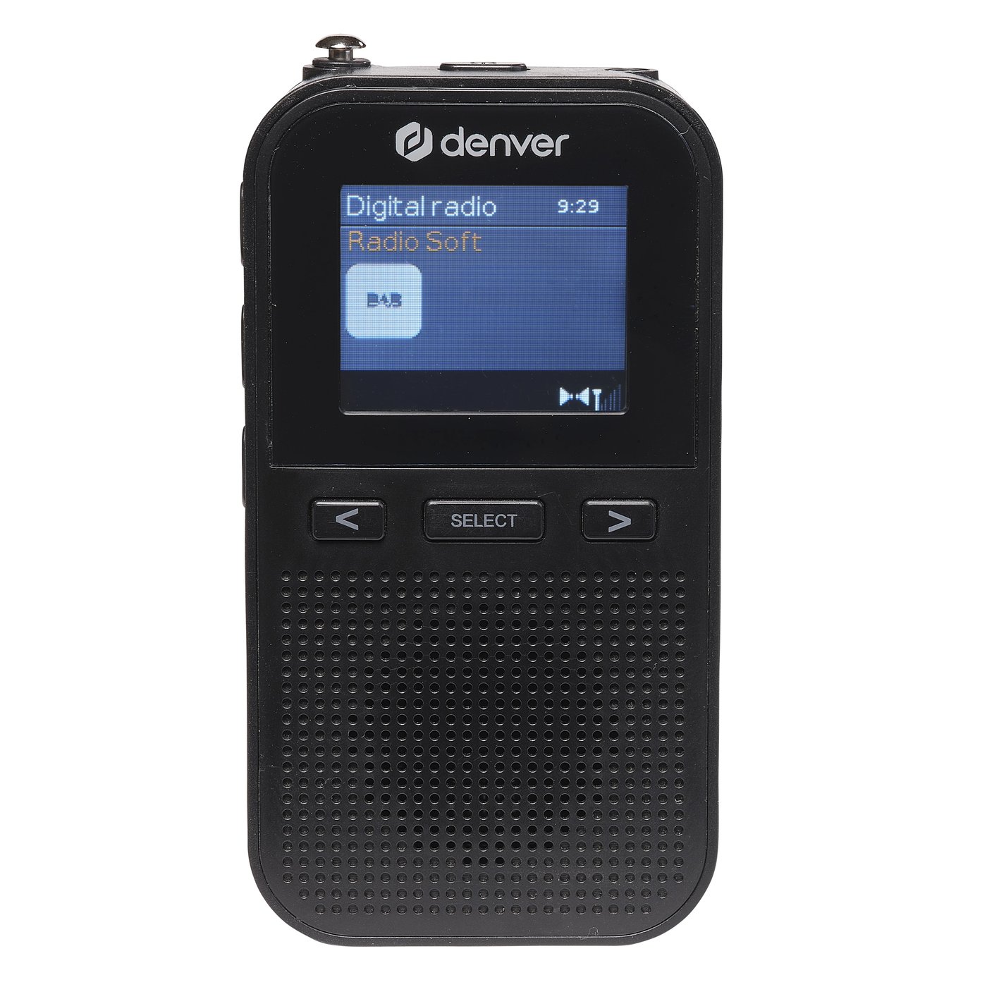 Denver Handhållen DAB+/FM-radio DAH-126MK2 Svart