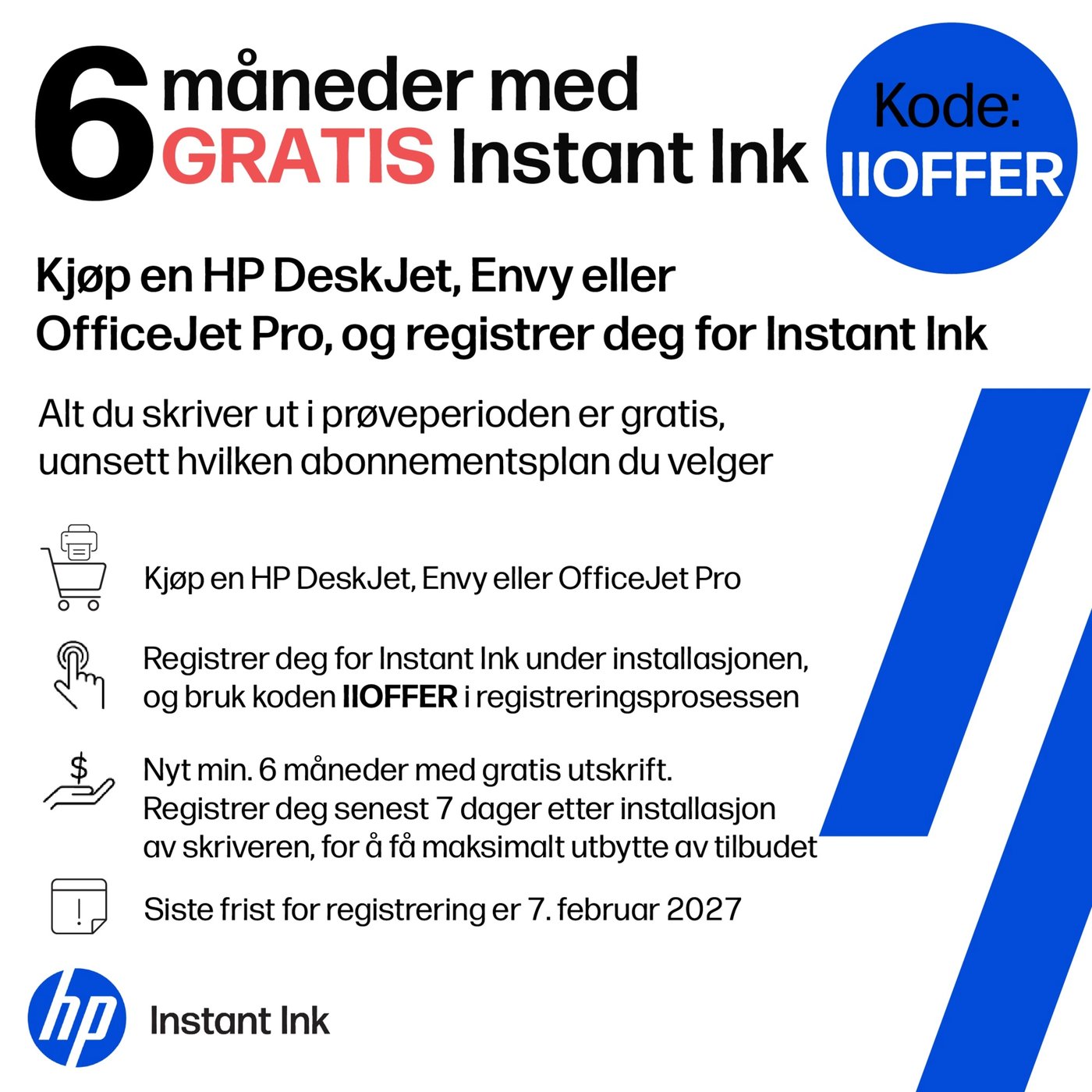HP Envy Photo 7230 alt-i-ett-skriver Hvit