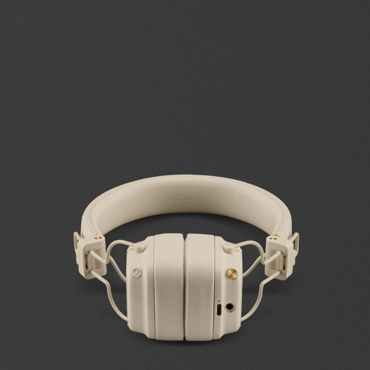 Marshall Major V trådlösa on-ear-hörlurar Cream