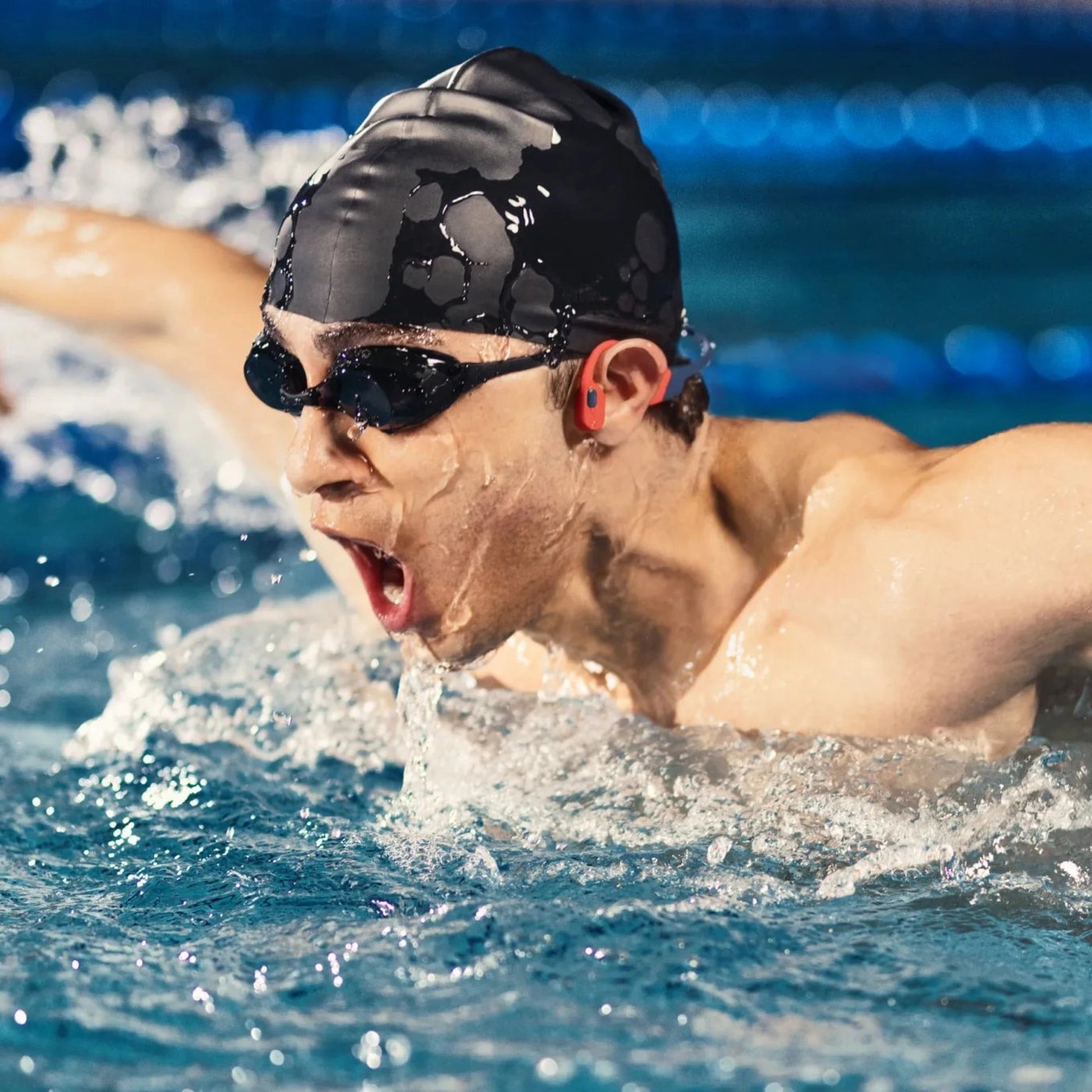 Shokz OpenSwim Pro Röd