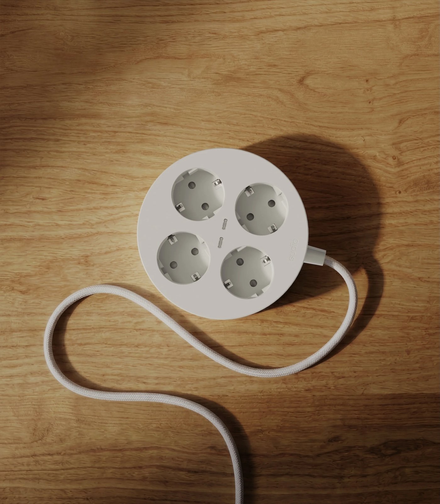 Sudio Block grenuttag med GaN-laddning 30 W Vit