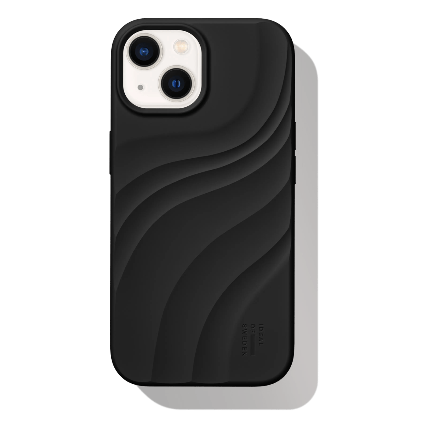 IDEAL OF SWEDEN Soft Swirl silikonskal med MagSafe för iPhone 13, 14, 15, 16e och 17e Velvet black
