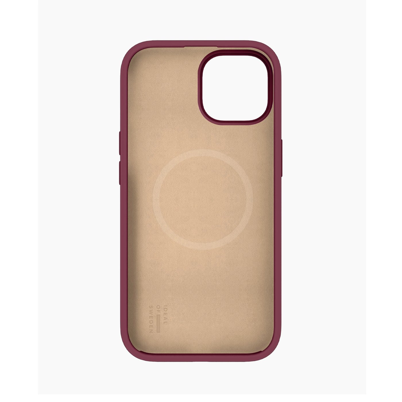IDEAL OF SWEDEN Silicone MagSafe Case – mobildeksel til iPhone 13, 14, 15, 16e og 17e Fine Wine