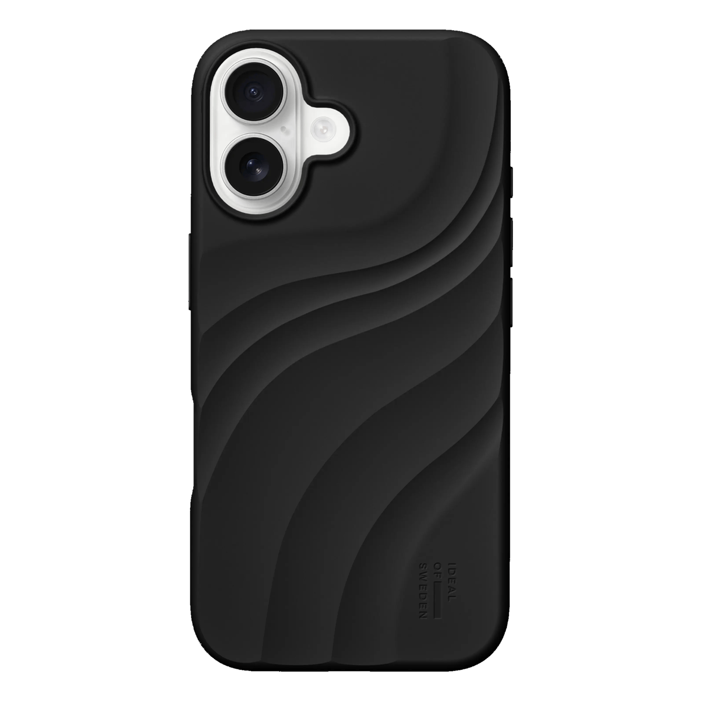 IDEAL OF SWEDEN Soft Swirl silikonskal med MagSafe för iPhone 16 Velvet Black