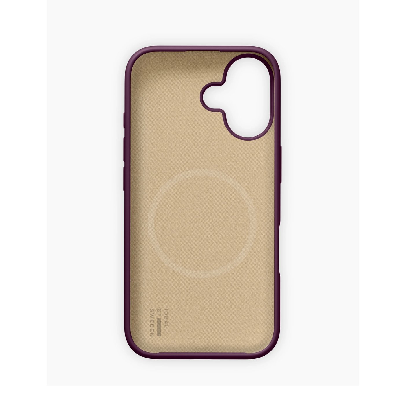 IDEAL OF SWEDEN Soft Swirl Silicone Case med MagSafe til iPhone 17 Velvet Plum