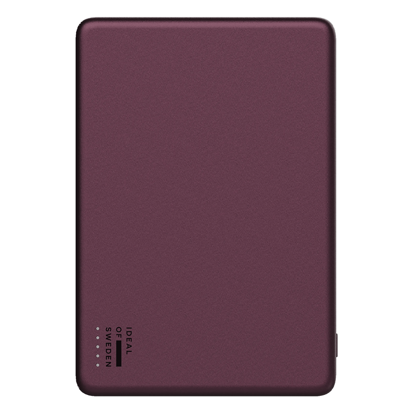 IDEAL OF SWEDEN Slim Powerbank MagSafe 5000 mAh Cherry Lacquer