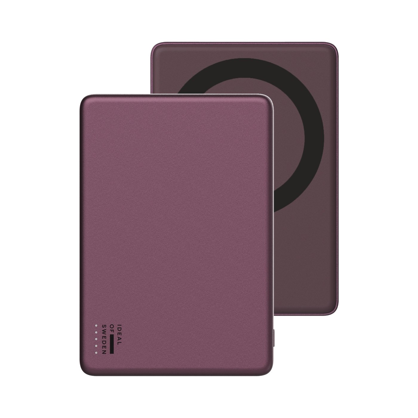 IDEAL OF SWEDEN Slim Powerbank MagSafe 5000 mAh Cherry Lacquer