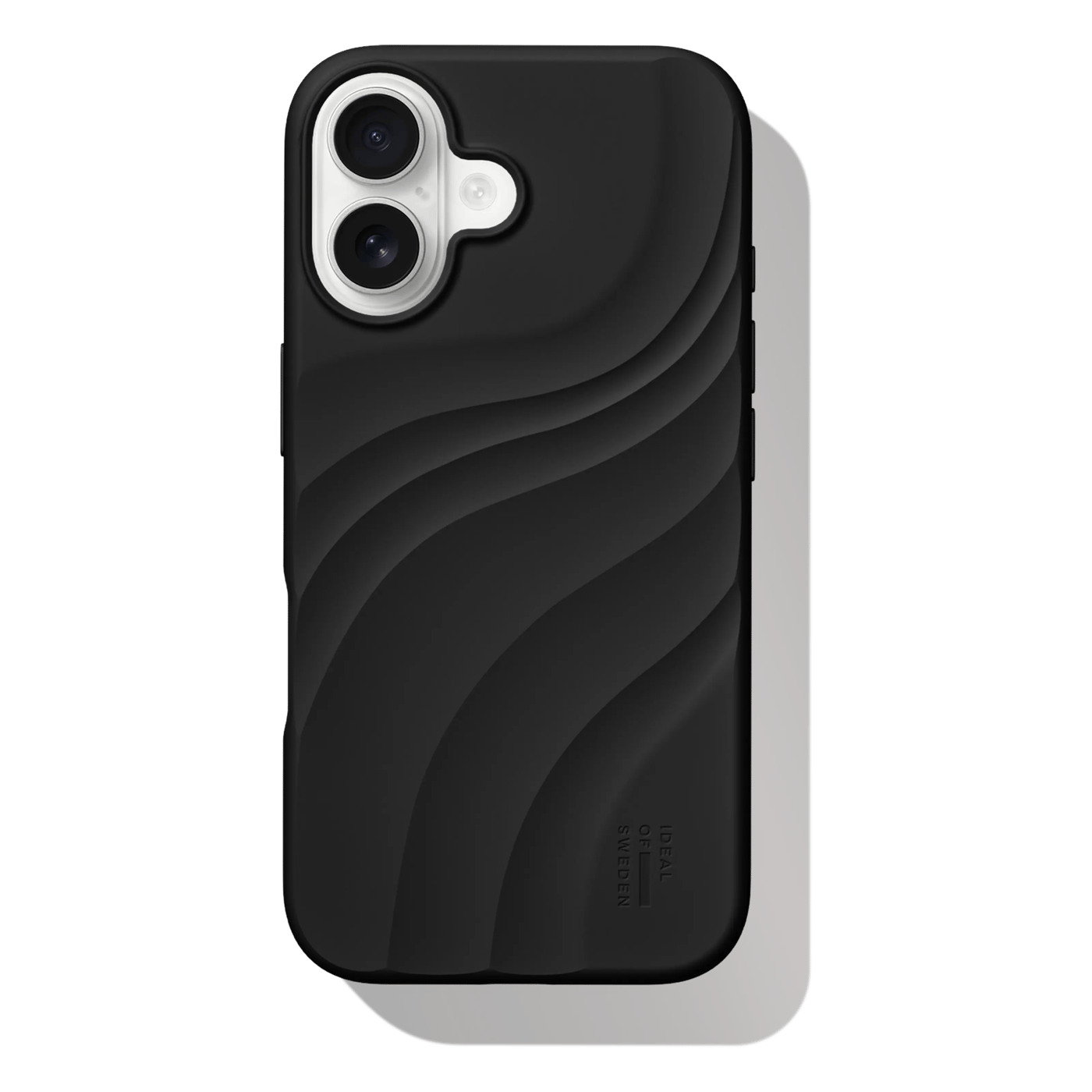IDEAL OF SWEDEN Soft Swirl Silicone Case med MagSafe till iPhone 17 Velvet Black