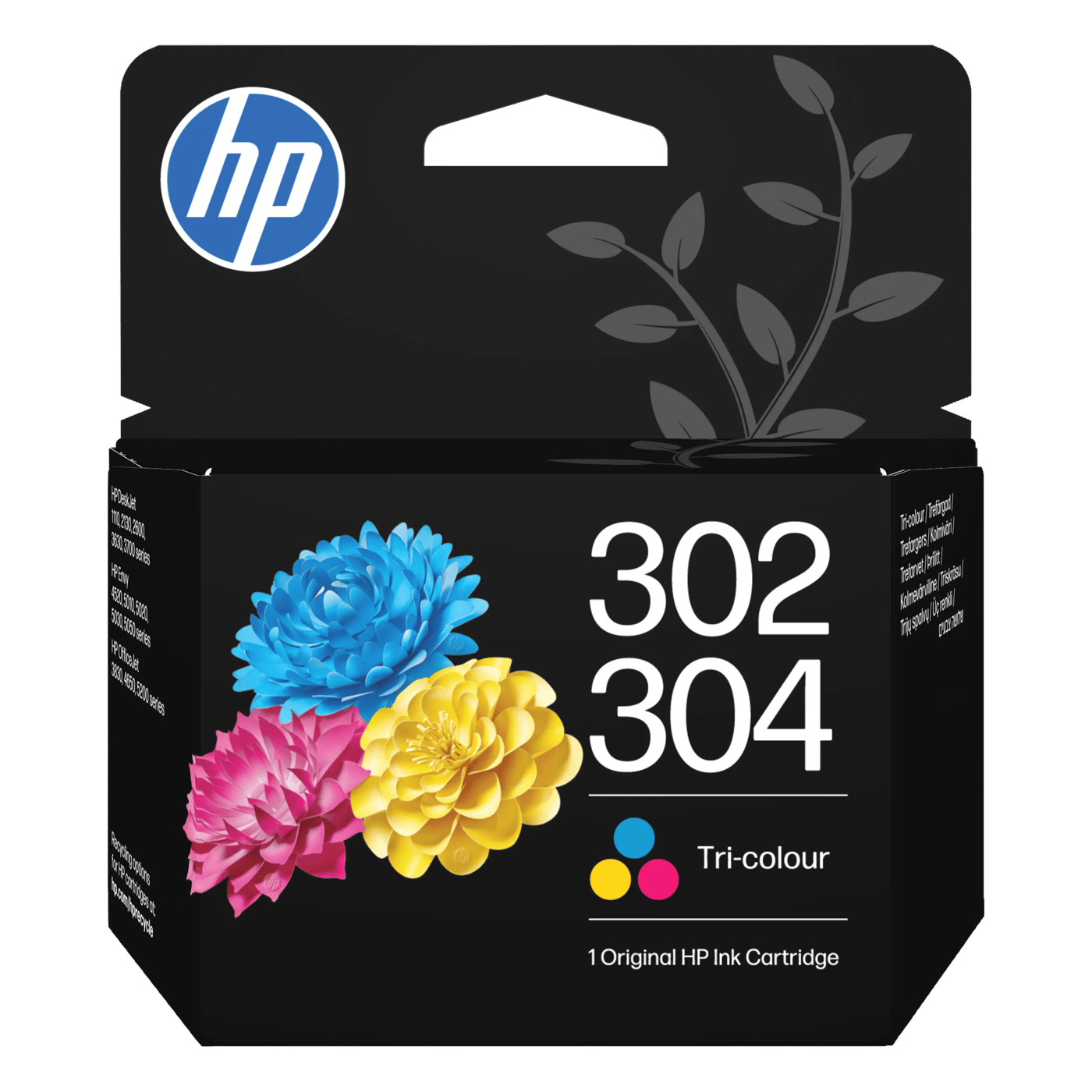 HP 302/304 trefärg originalbläckpatron