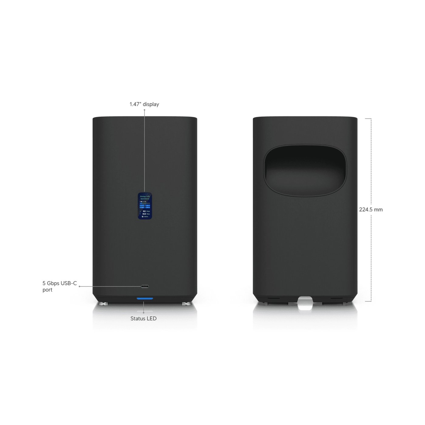 Ubiquiti UniFi UNAS 4 – nätverkslagring med fyra fack