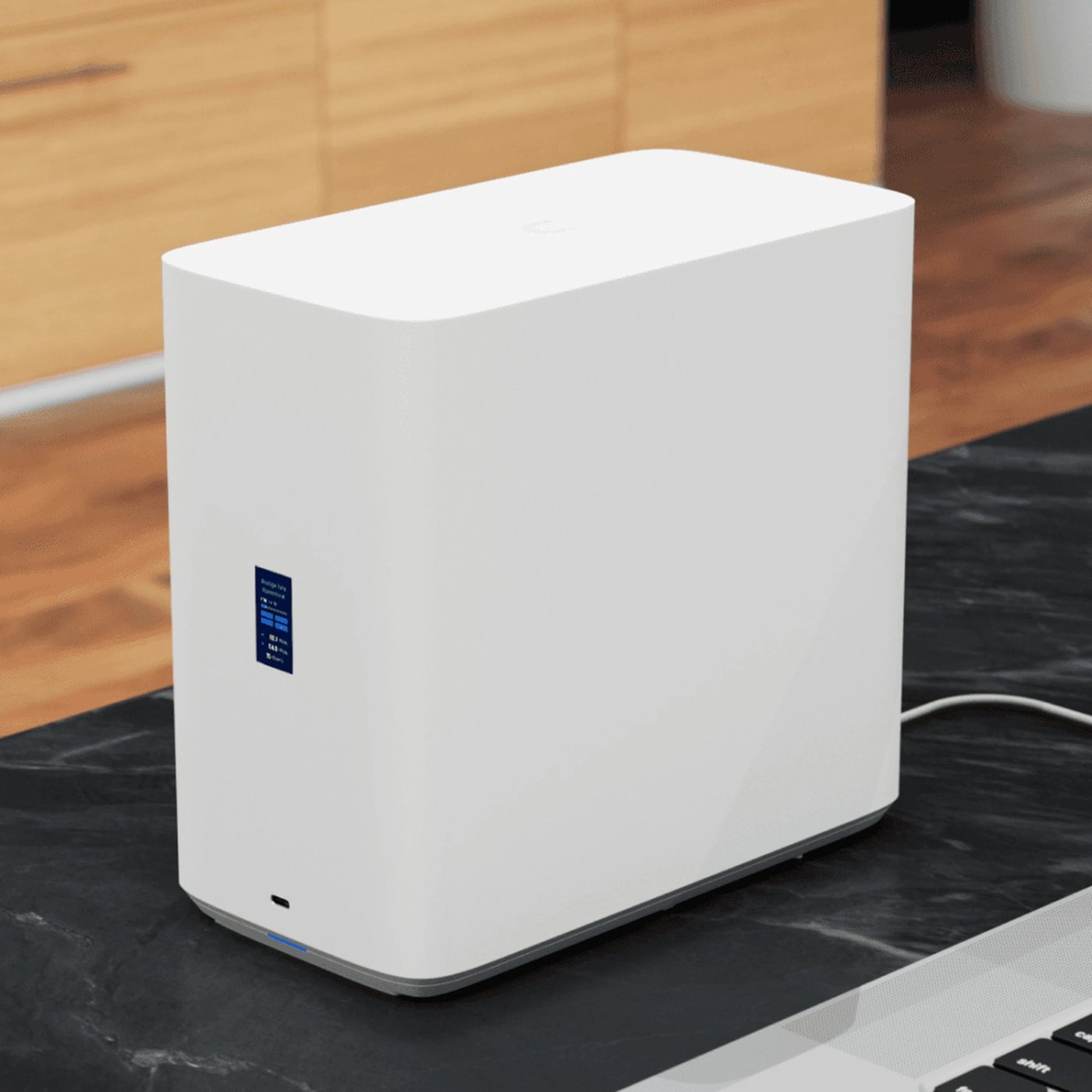 Ubiquiti UniFi UNAS 4 – nätverkslagring med fyra fack Vit