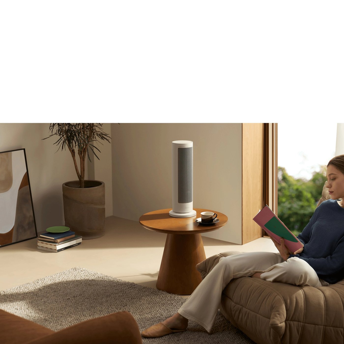 Xiaomi Smart Graphene Heater varmevifte 2000 W Hvit