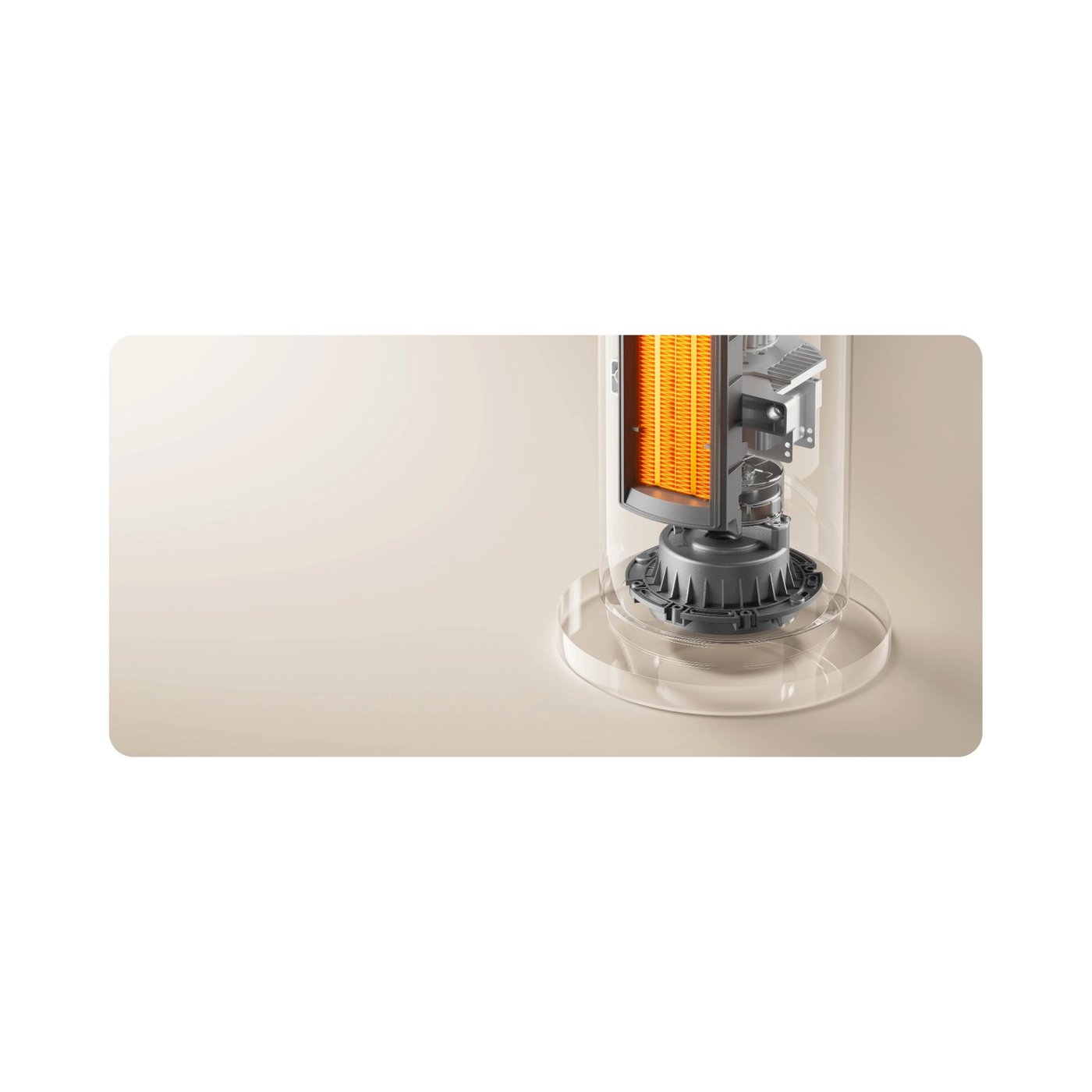 Xiaomi Smart Graphene Heater varmevifte 2000 W Hvit