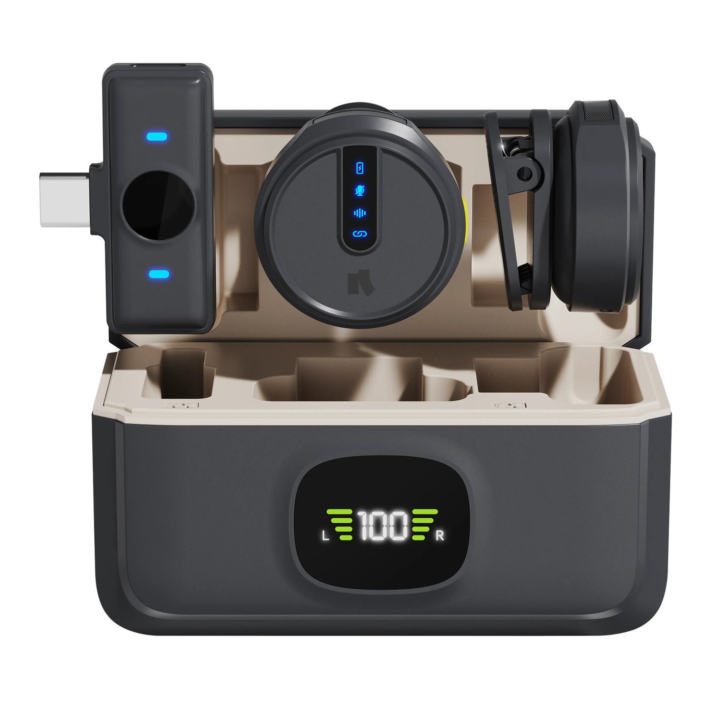 Nomadelic Cast 100 Trådløst mikrofonsett med USB-C