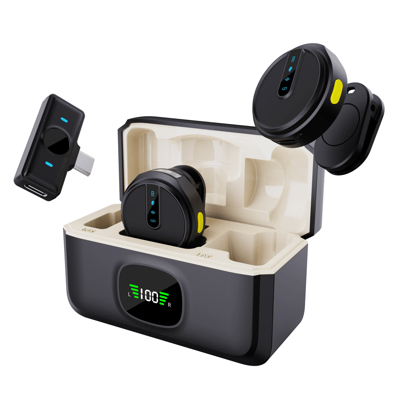 Nomadelic Cast 100 Trådløst mikrofonsett med USB-C