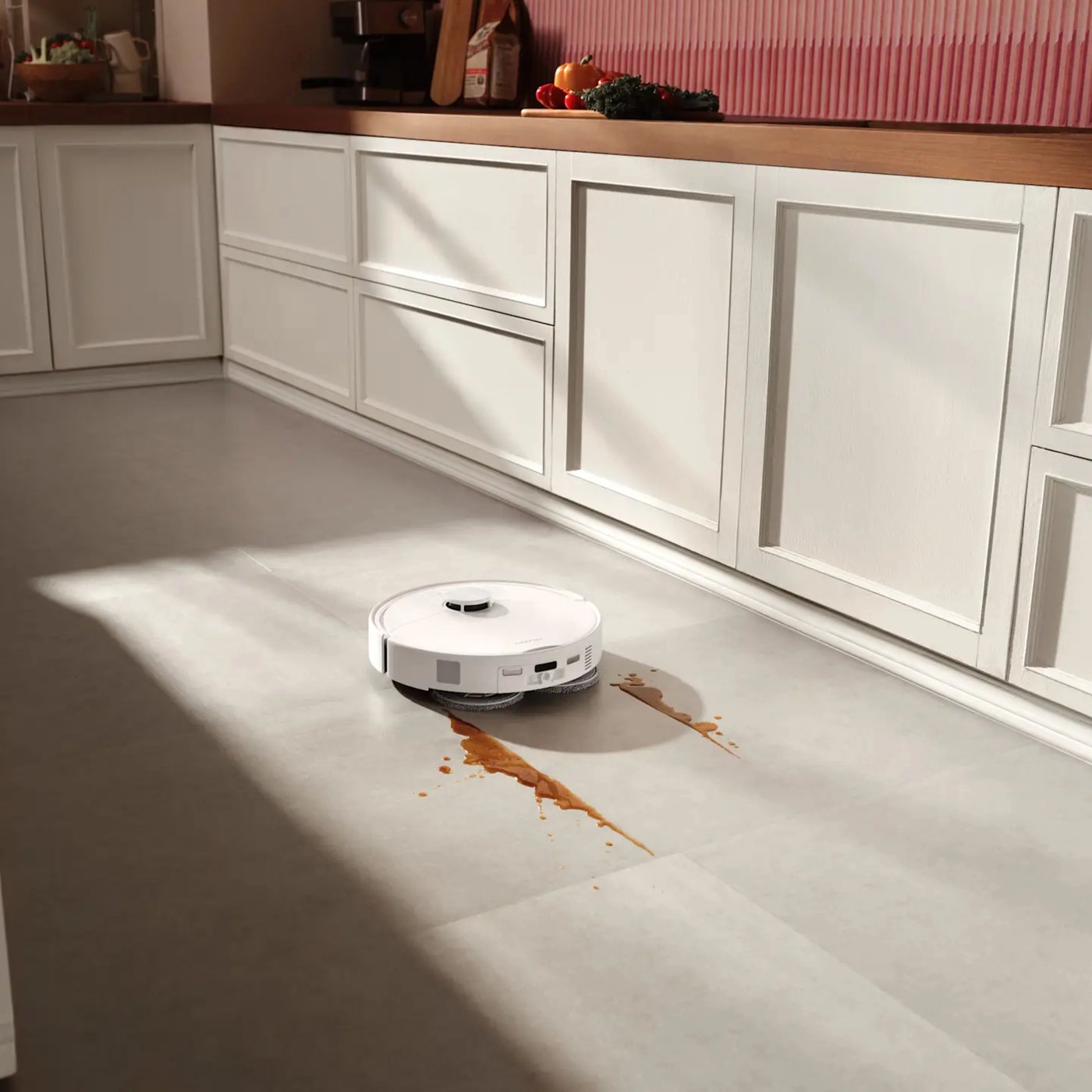 Roborock Qrevo 2 Pro robotstøvsuger med moppefunksjon Hvit