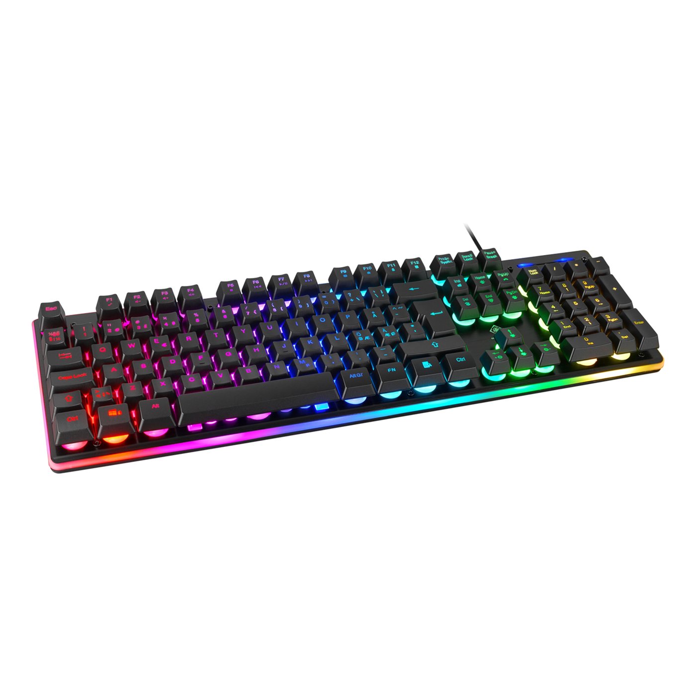 Deltaco DK220 gaming-tastatur med RGB