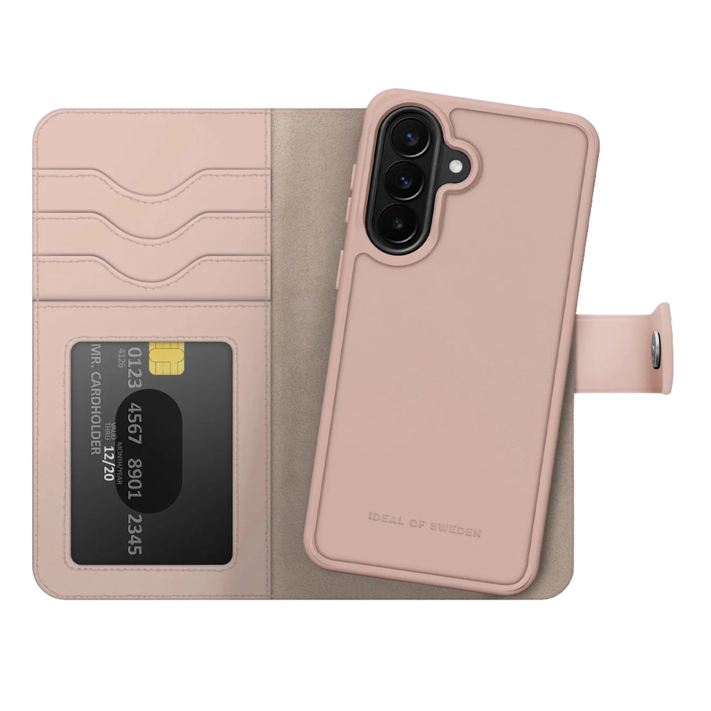 IDEAL OF SWEDEN Magnet Wallet+ MagSafe-lommebokdeksel Galaxy A37 Rosa
