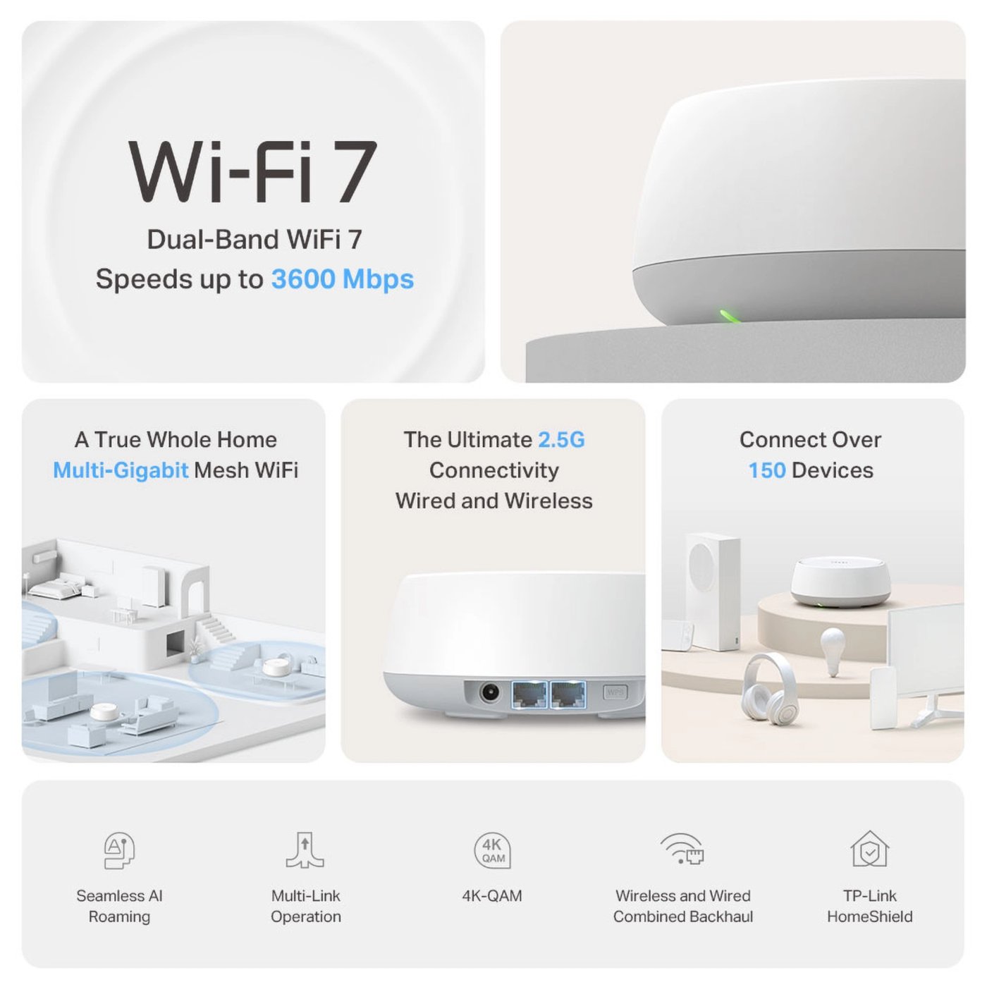 TP-Link Deco BE25-5G mesh-ruter med 5G-modem