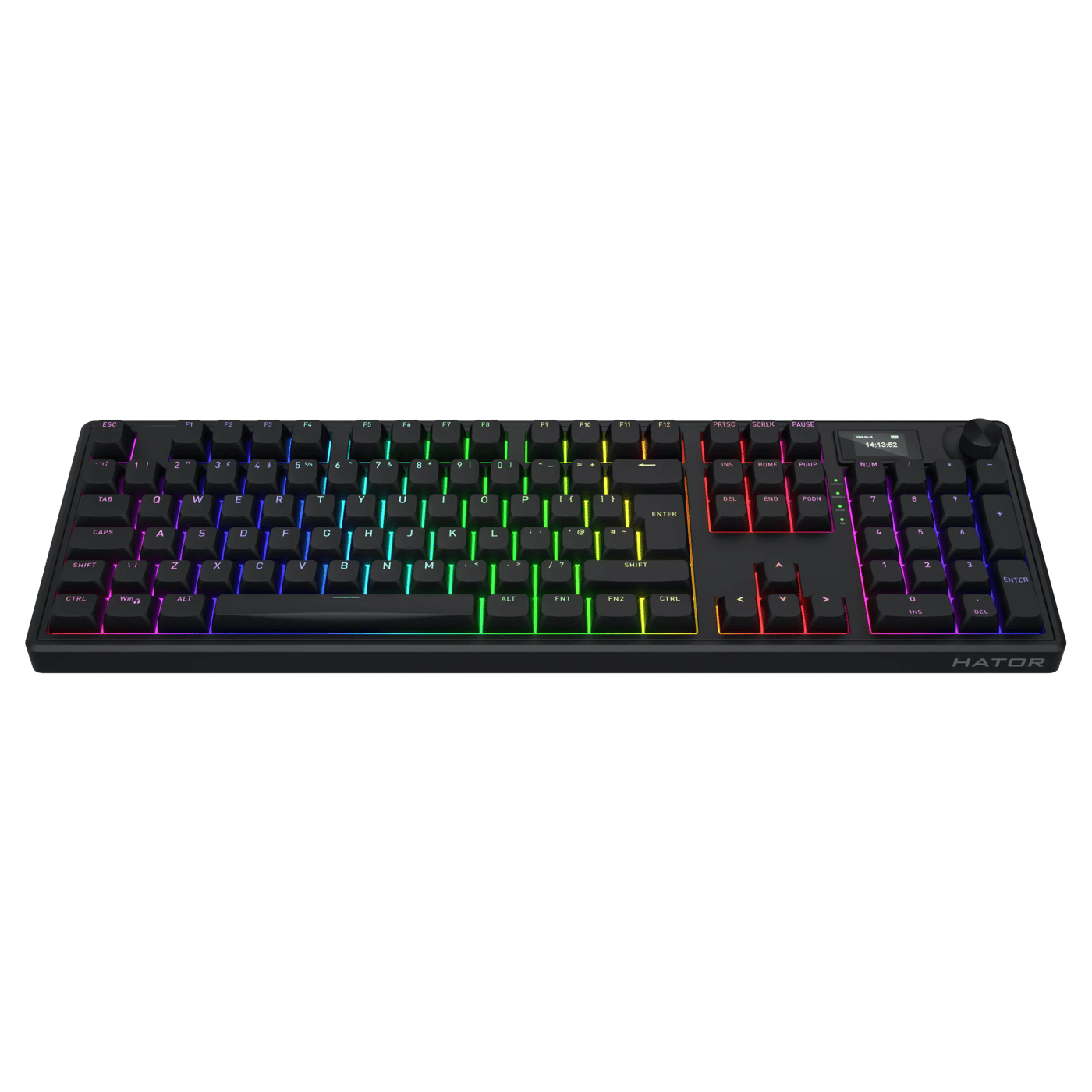 HATOR Skyfall 100 Pro trådløst gamingtastatur Svart