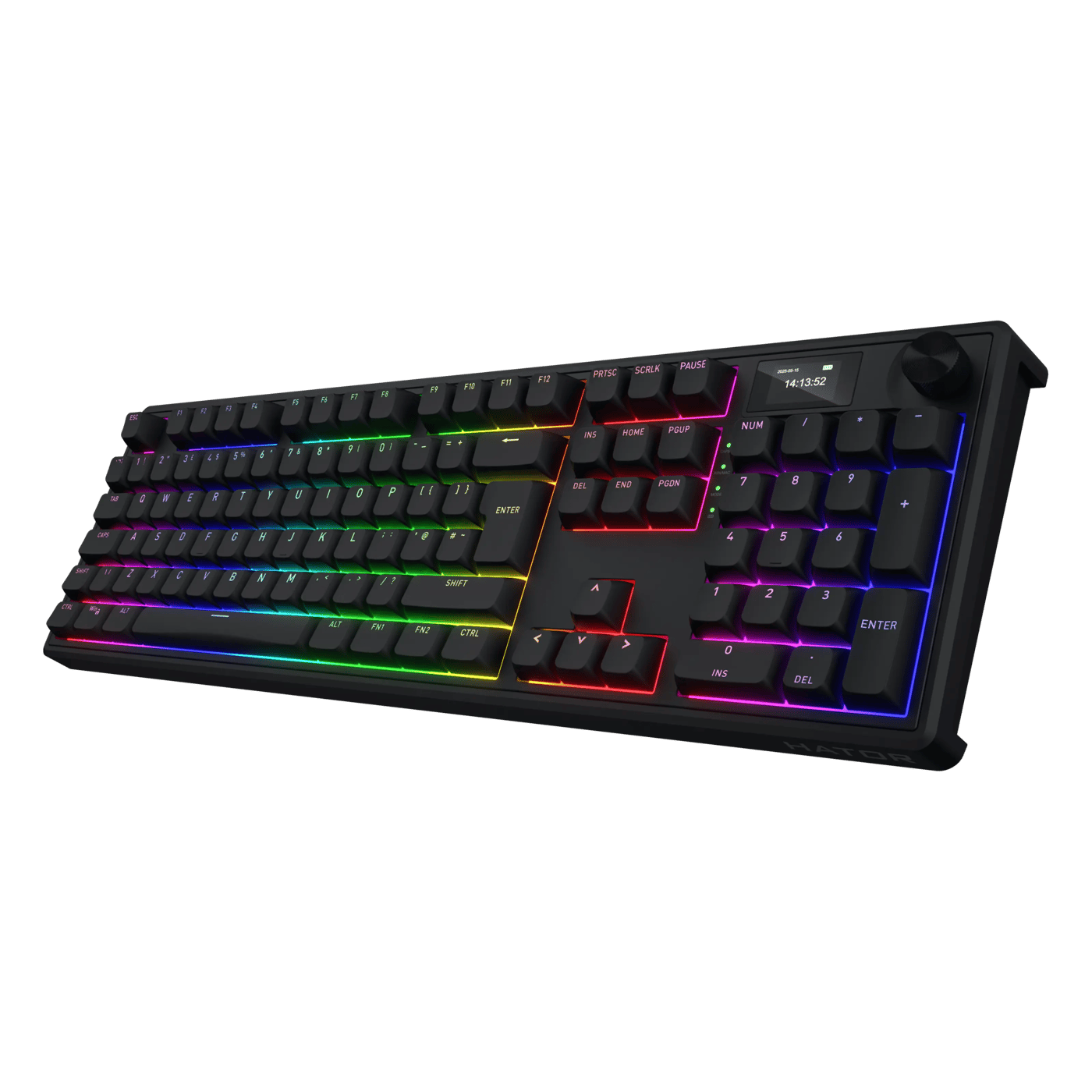 HATOR Skyfall 100 Pro trådløst gamingtastatur Svart