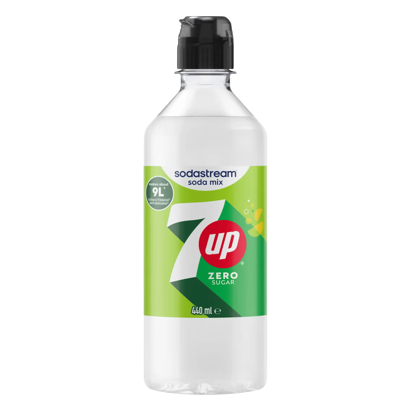 Sodastream 7UP Zero smakkoncentrat Ny 440 ml flaska