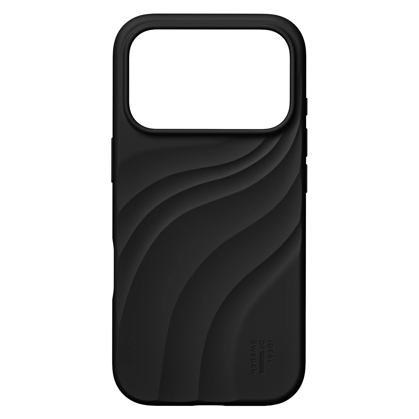 IDEAL OF SWEDEN Soft Swirl silikondeksel med MagSafe til iPhone 17/18 Pro Max Velvet Black