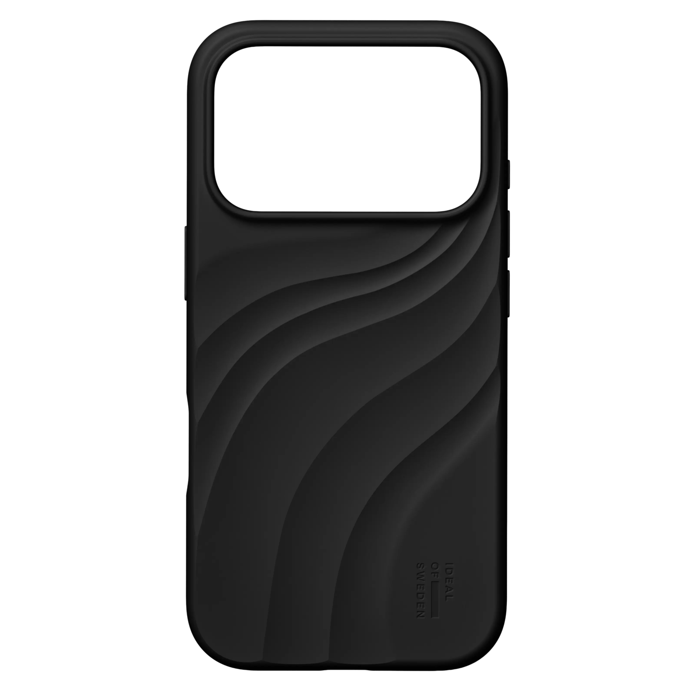 IDEAL OF SWEDEN Soft Swirl Silicone Case MagSafe til iPhone 17 Pro/18 Pro Velvet Black