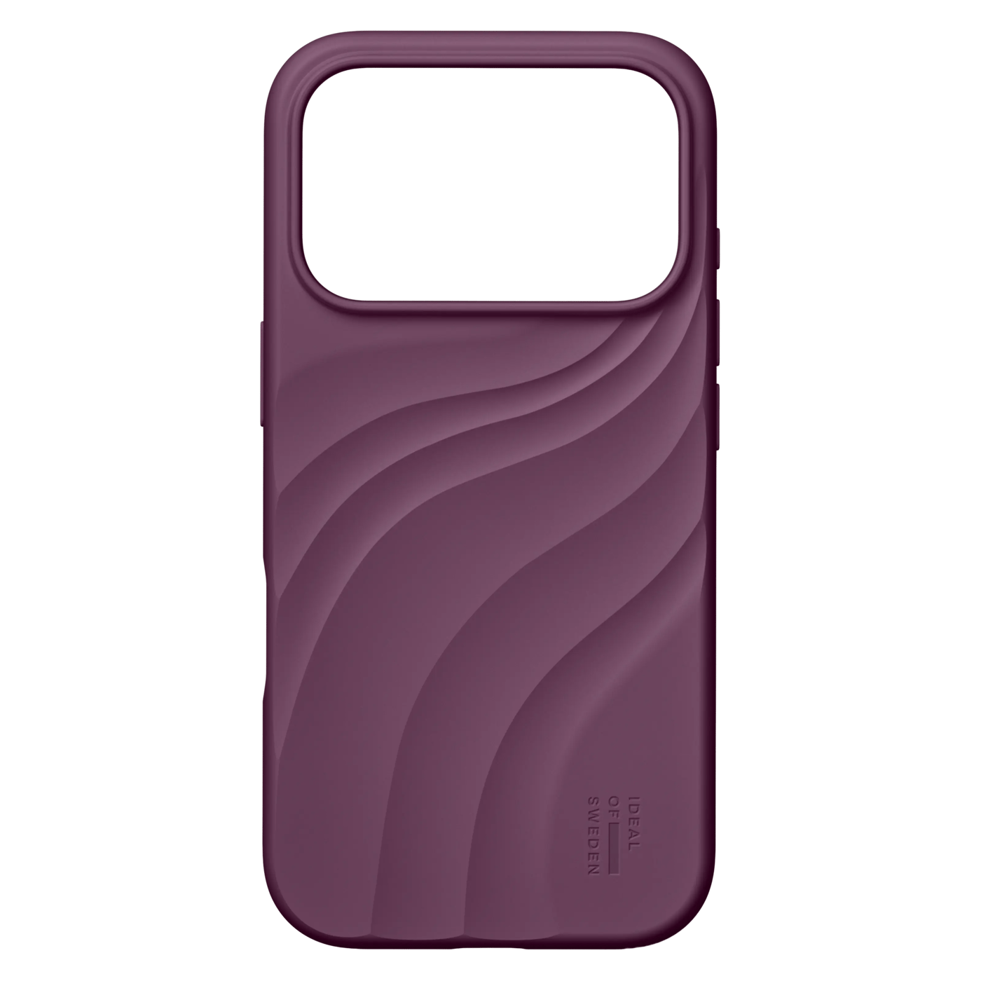 IDEAL OF SWEDEN Soft Swirl silikondeksel med MagSafe til iPhone 17/18 Pro Max Velvet Plum