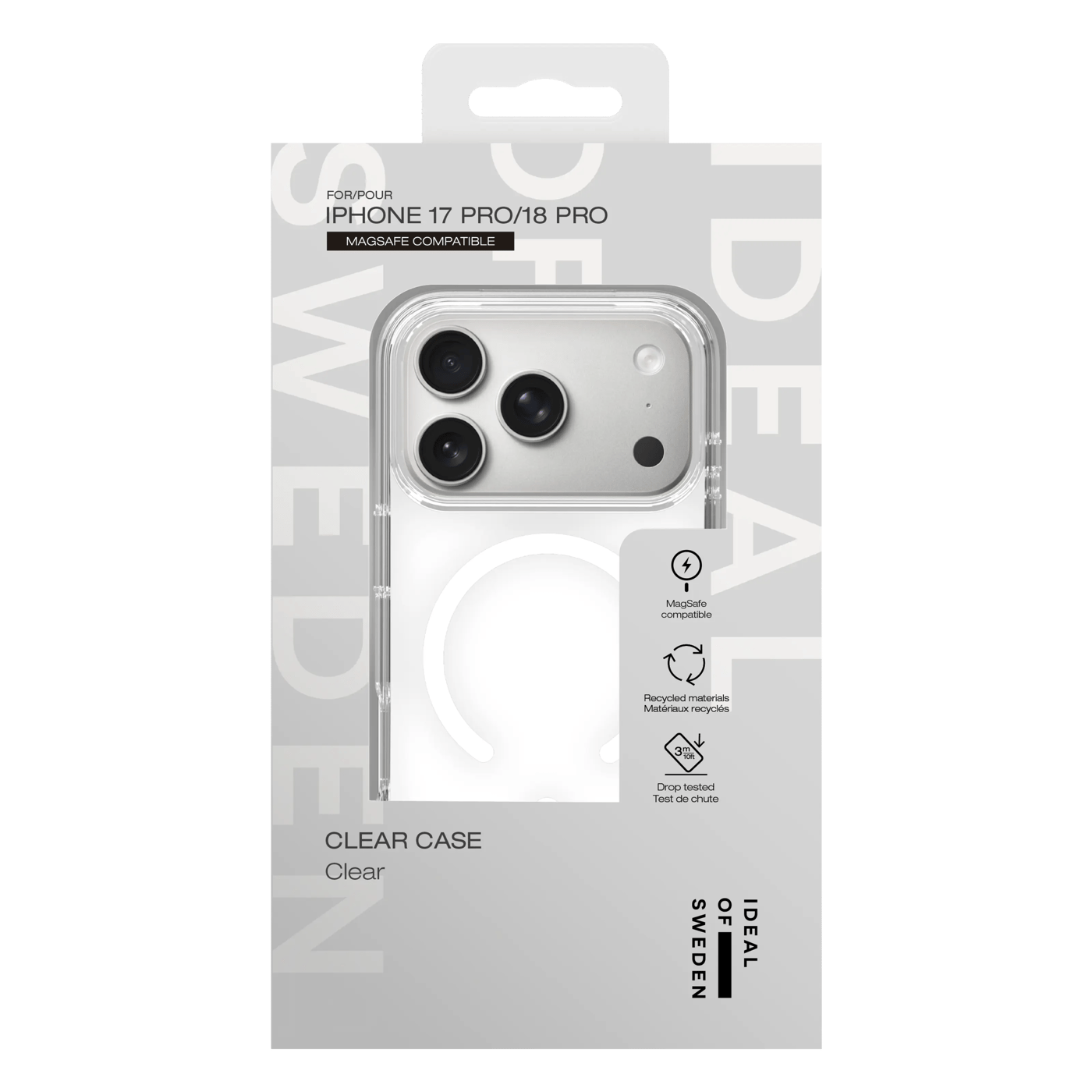 IDEAL OF SWEDEN Clear MagSafe Case för iPhone 17 Pro / 18 Pro Clear