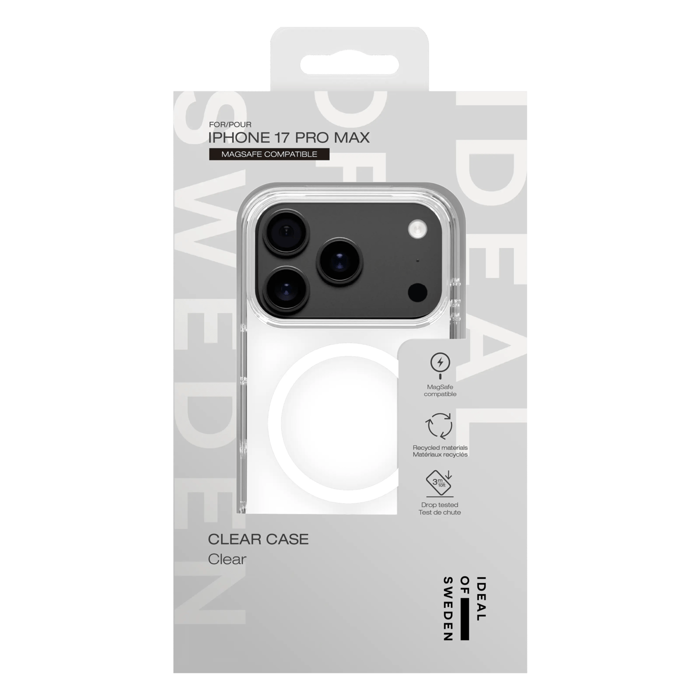 IDEAL OF SWEDEN Clear MagSafe Case för iPhone 17 Pro Max / 18 Pro Max Clear