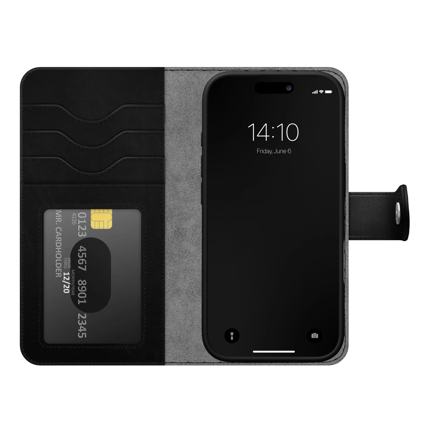 IDEAL OF SWEDEN Magsafe Magnet Wallet+ iPhone 17 Pro/18 Pro Svart