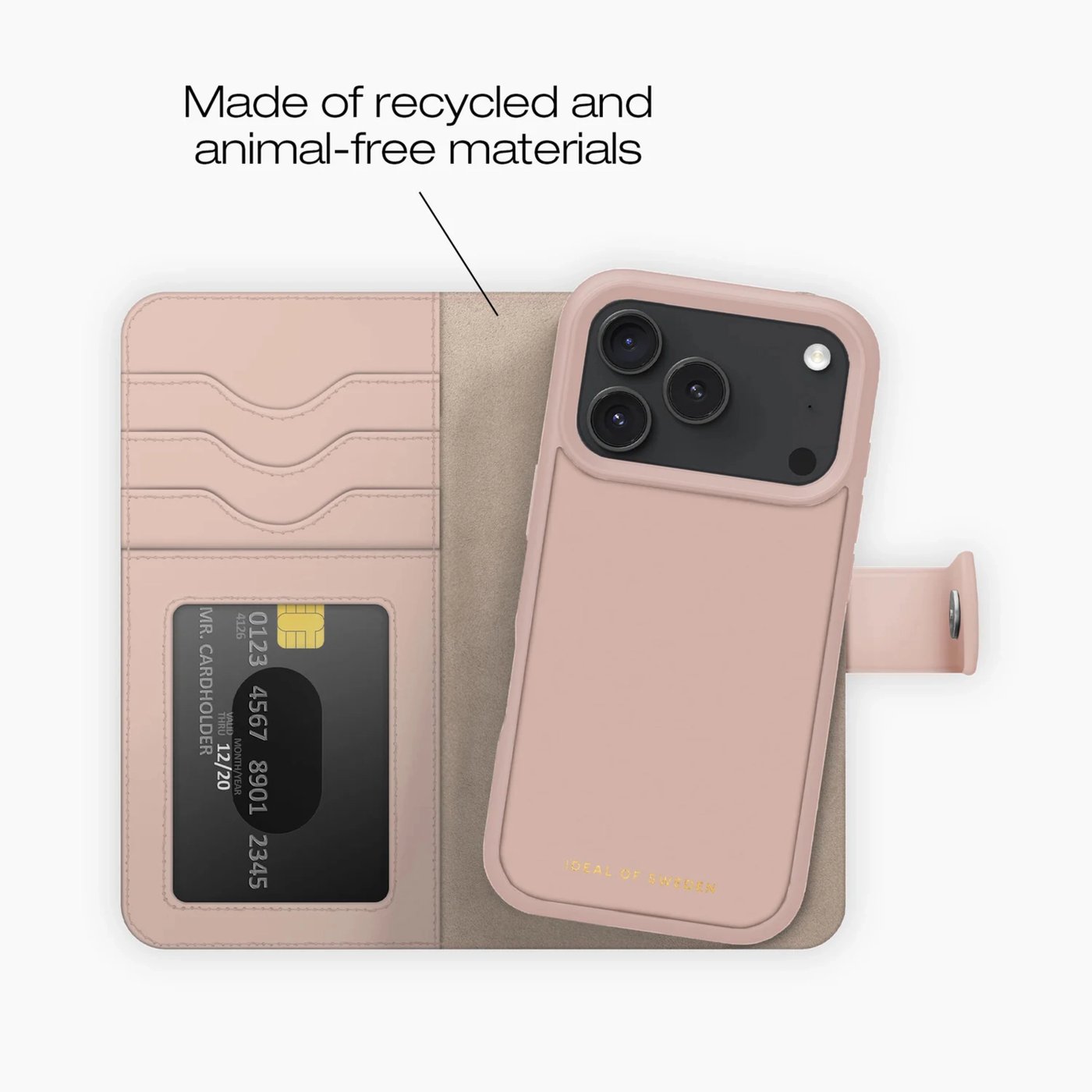 IDEAL OF SWEDEN Magnet Wallet+ plånboksfodral iPhone 17/18 Pro Max Rosa