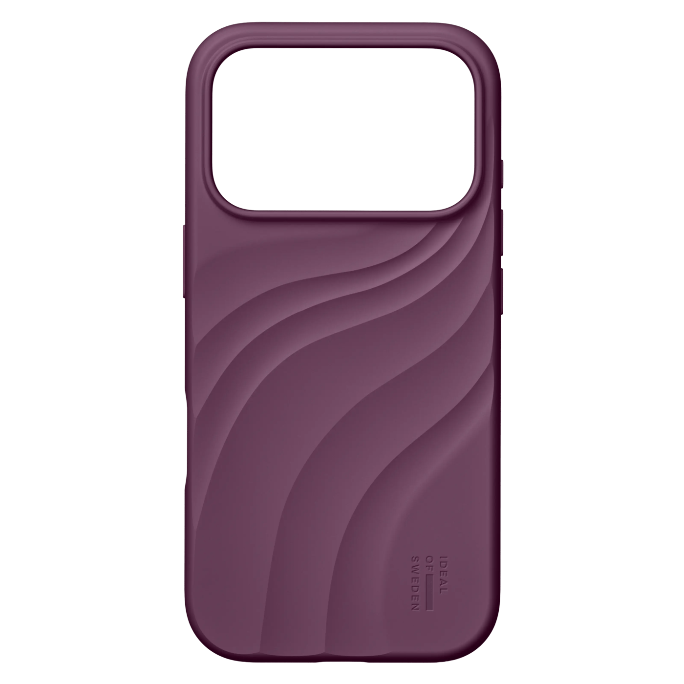IDEAL OF SWEDEN Soft Swirl Silicone Case MagSafe til iPhone 17 Pro/18 Pro Velvet Plum