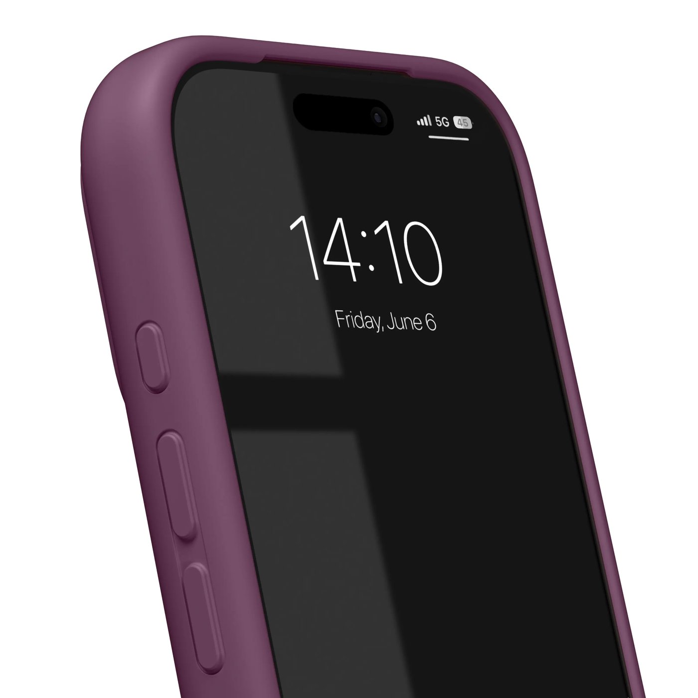 IDEAL OF SWEDEN Soft Swirl Silicone Case MagSafe till iPhone 17 Pro/18 Pro Velvet Plum