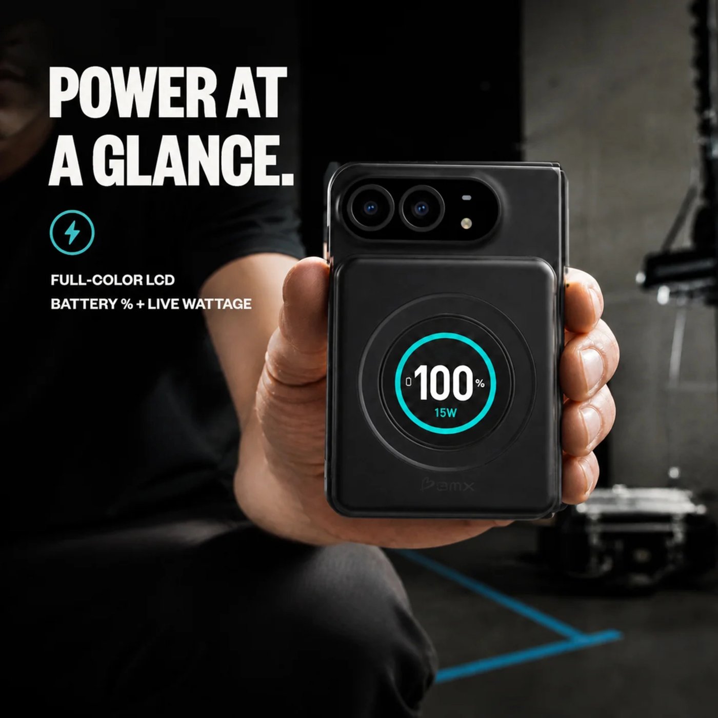 BMX SolidSafe 5K magnetisk Qi2-powerbank