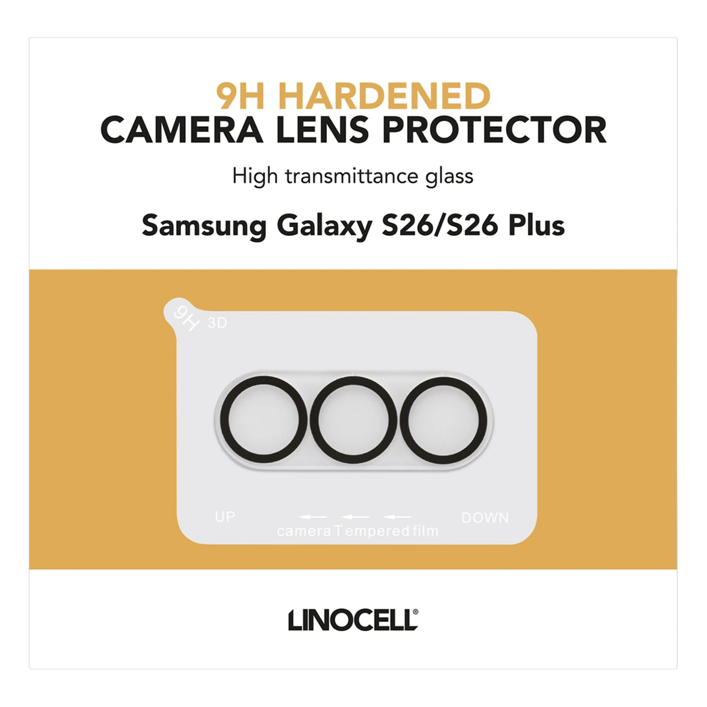 Linocell Skydd för kameralinsen till Galaxy S26/S26 Plus