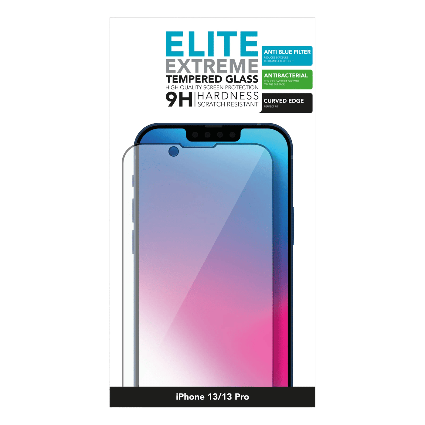 Linocell Elite Extreme Anti-Blue Skärmskydd för iPhone 13. 13 Pro och 14