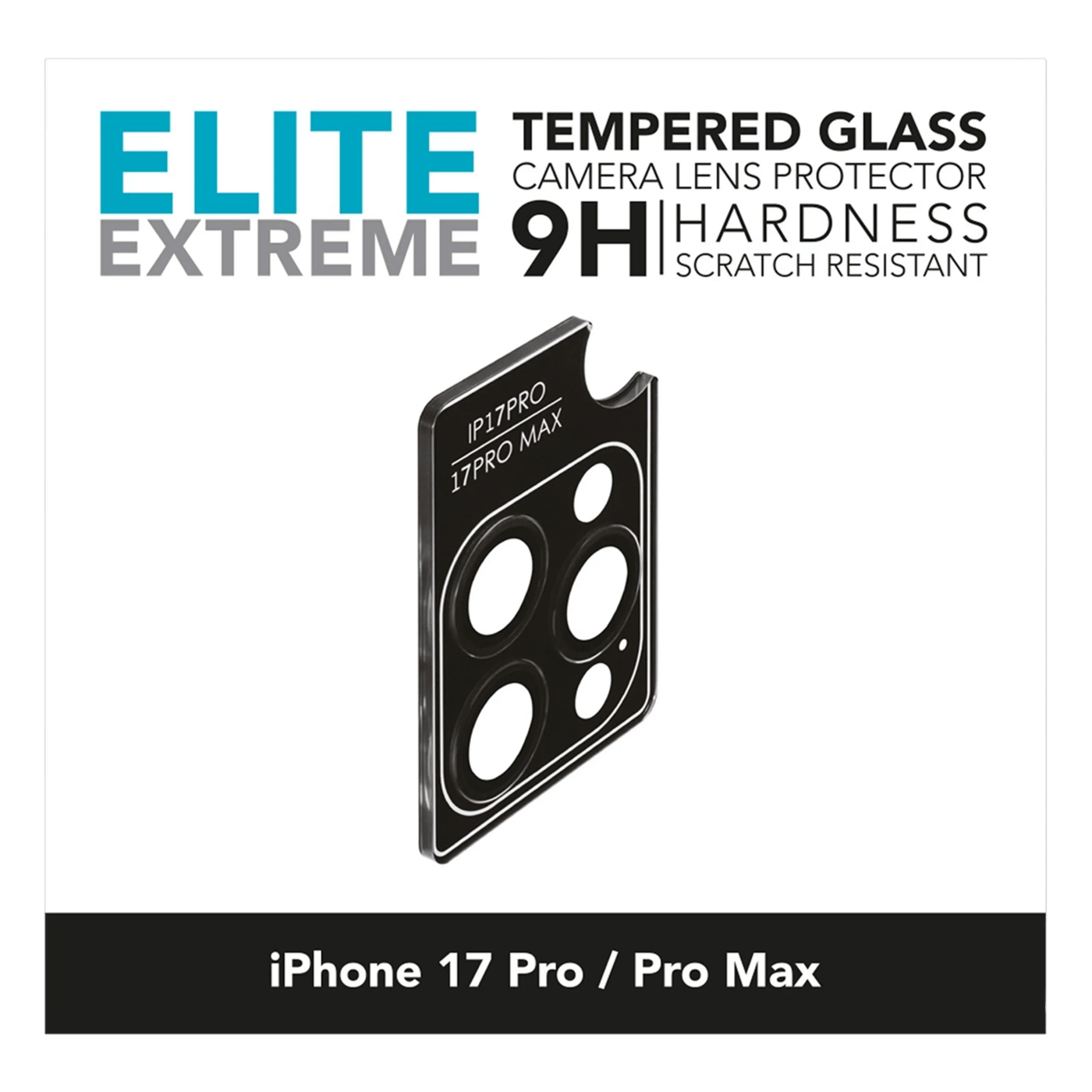 Linocell Elite Extreme Beskyttelse for kameralinsen på iPhone 17 Pro og Pro Max