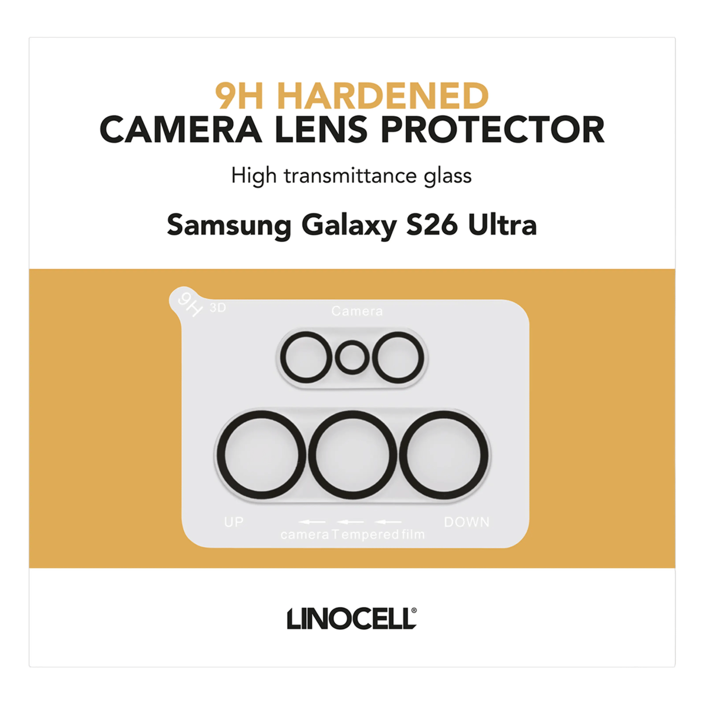 Linocell Beskytter for kameralinsen på Galaxy S26 Ultra