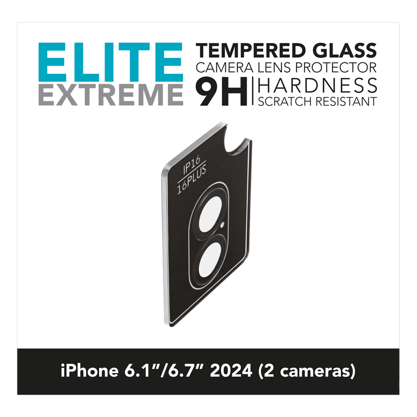 Linocell Elite Extreme Beskyttelse for kameralinsen iPhone 16 og 16 Plus