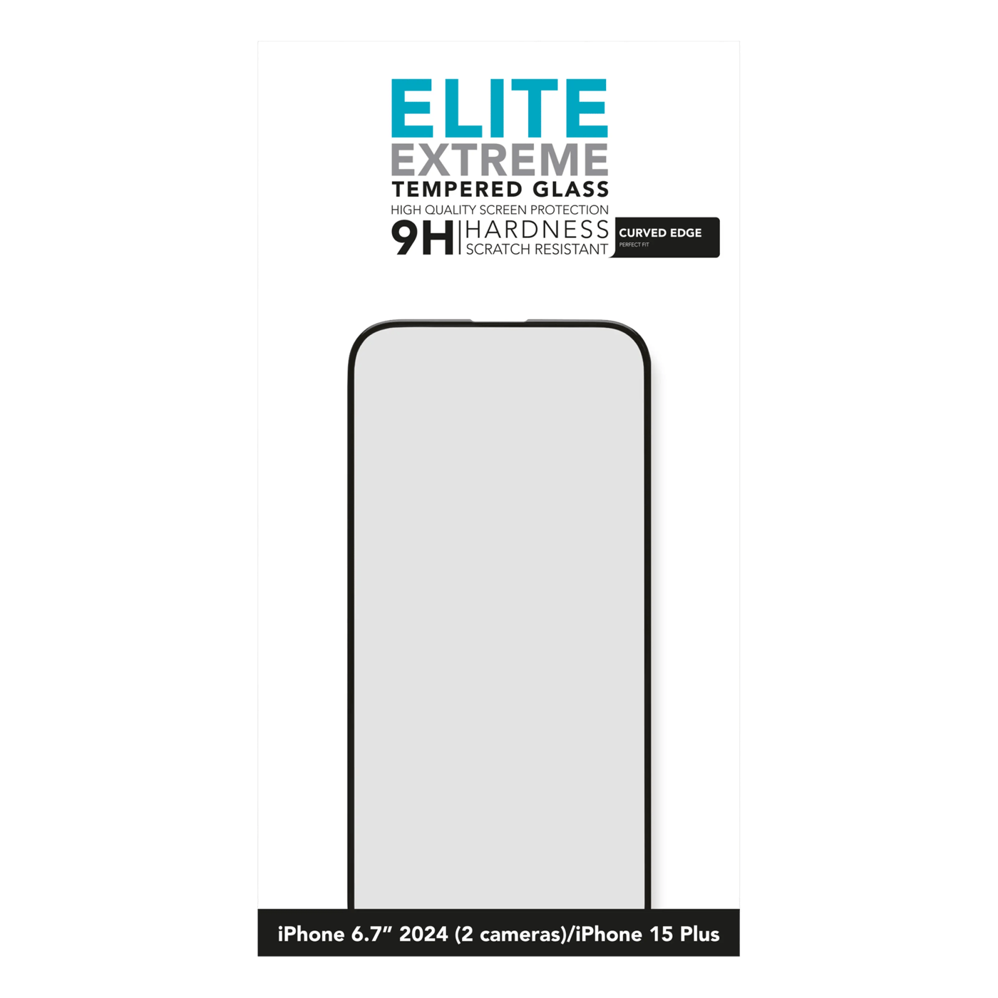 Linocell Elite Extreme Curved Skjermbeskytter for iPhone 16 Plus