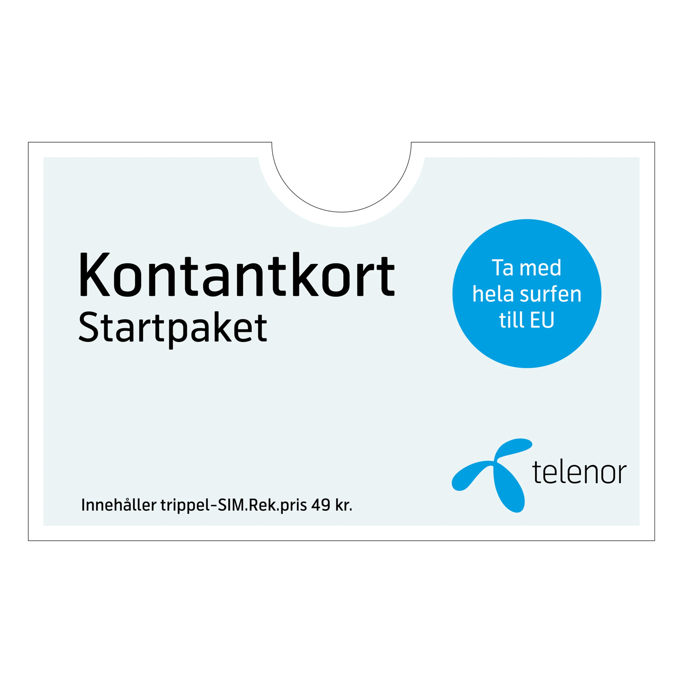 Telenor Startpaket Kontantkort