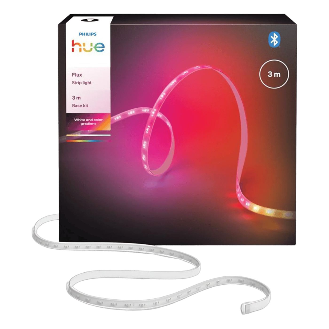 Philips Hue Flux LED‑list – Smart RGBW‑innendørsbelysning 3 m