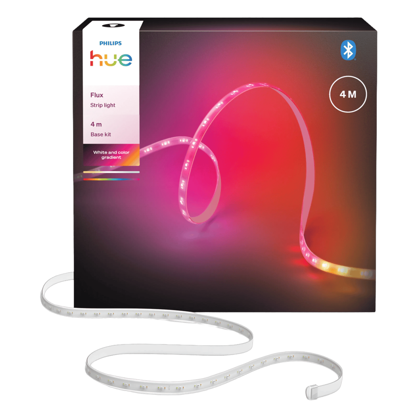 Philips Hue Flux LED‑list – Smart RGBW‑innendørsbelysning 4 m