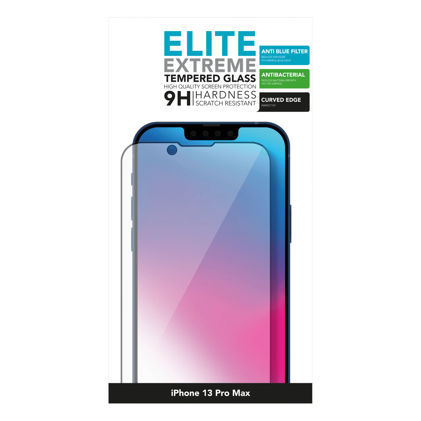 Linocell Elite Extreme Anti-Blue Skjermbeskytter for iPhone 13 Pro Max og 14 Plus