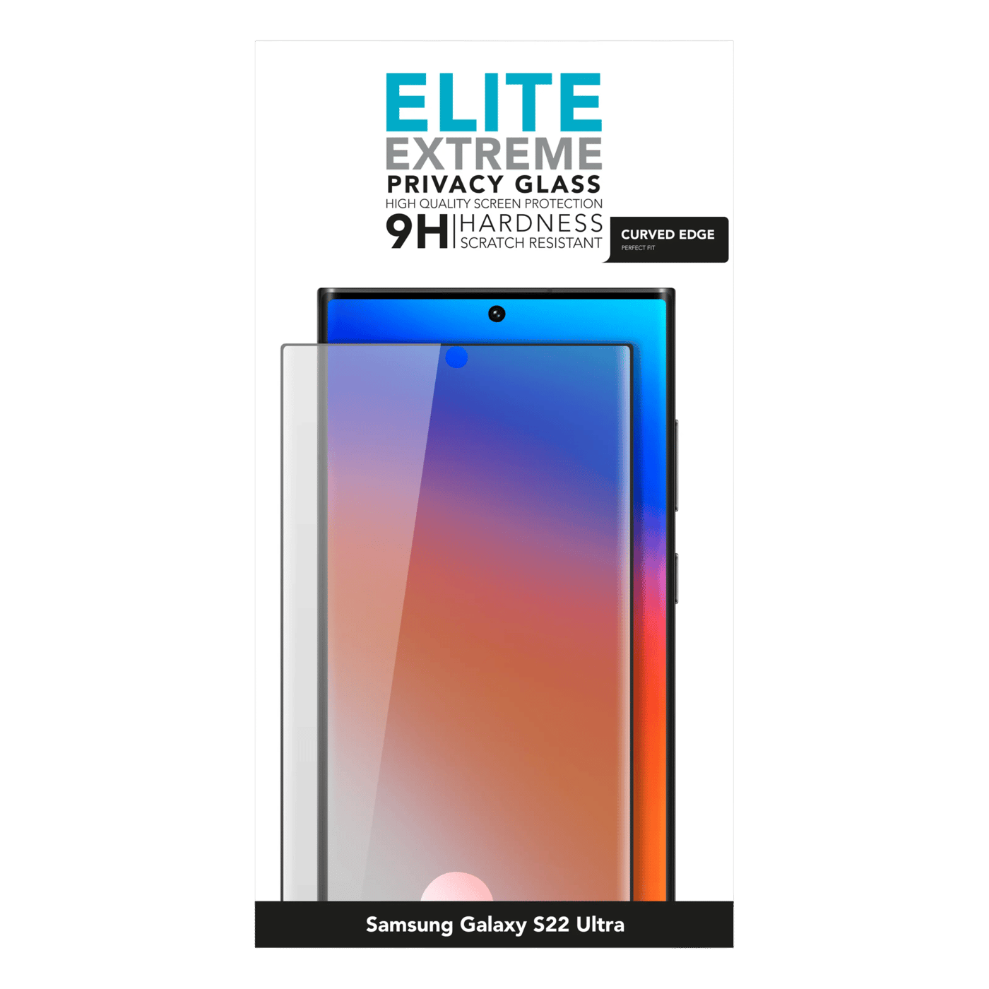Linocell Elite Extrem Privacy Glass Skjermbeskytter for Samsung Galaxy S22 Ultra
