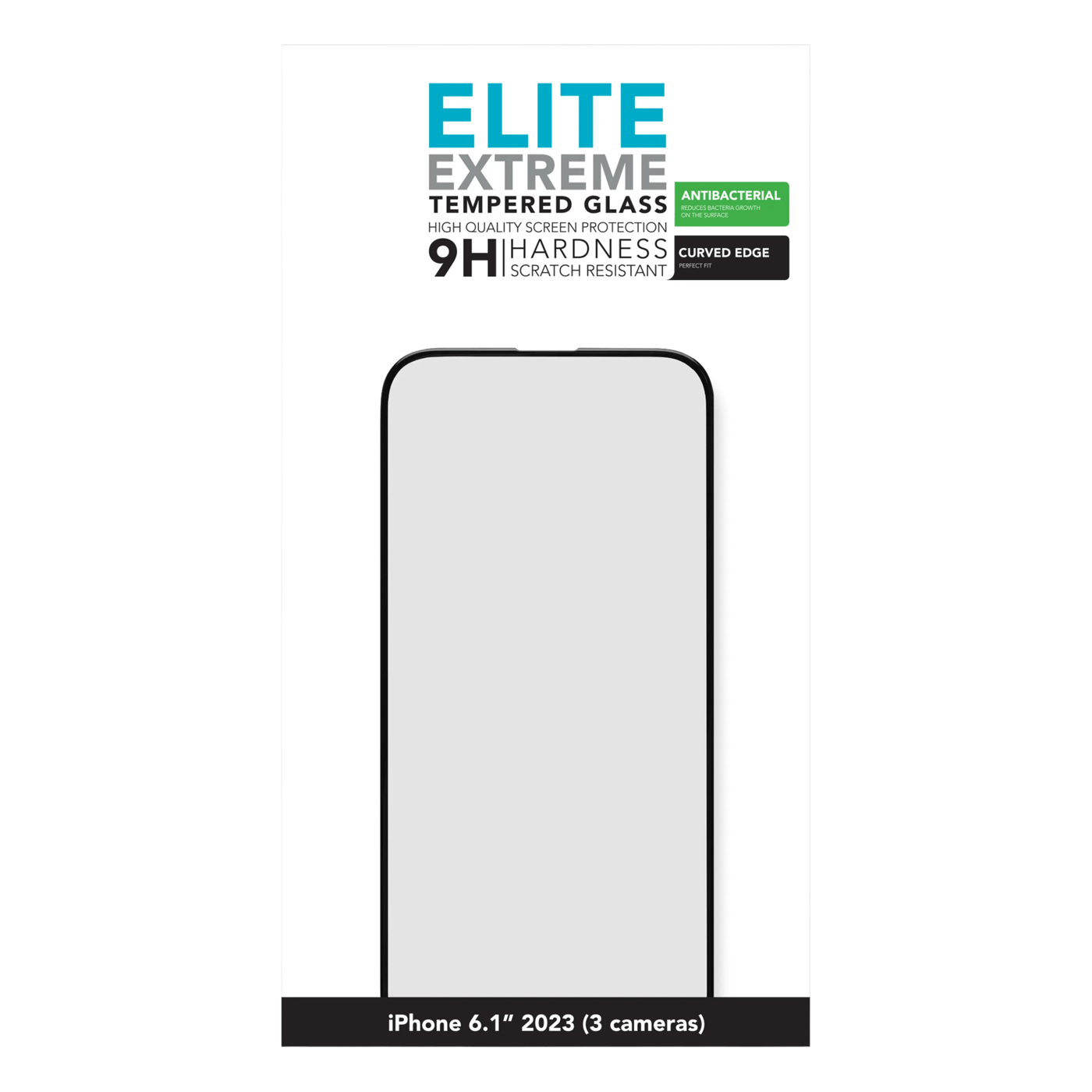 Linocell Elite Extreme Curved Skjermbeskytter for iPhone 15 Pro