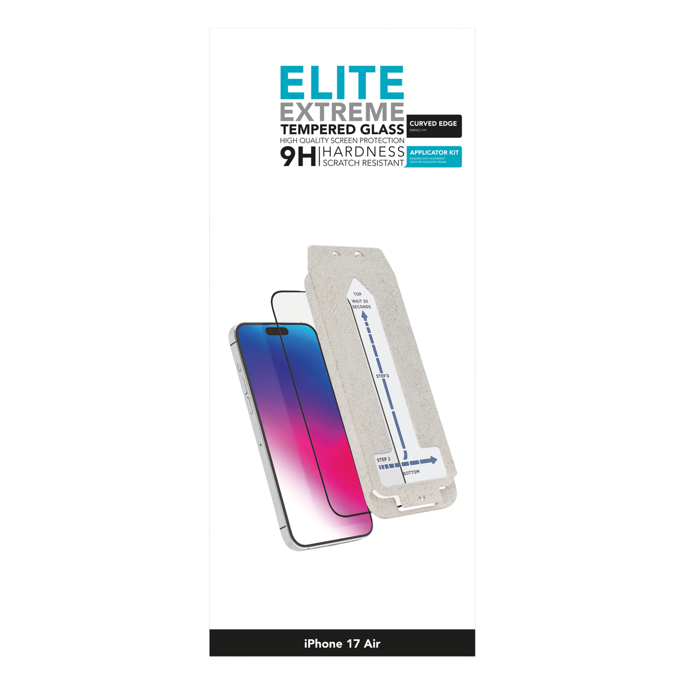 Linocell Elite Extreme Curved Skjermbeskytter for iPhone Air