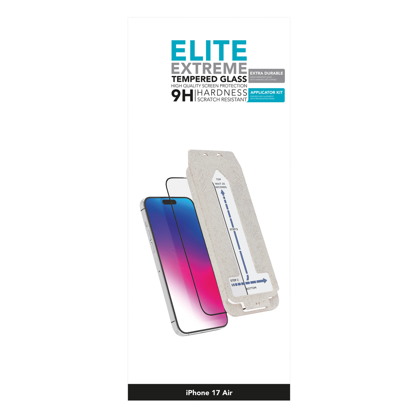 Linocell Elite Extreme Extra Durable Skjermbeskytter for iPhone Air